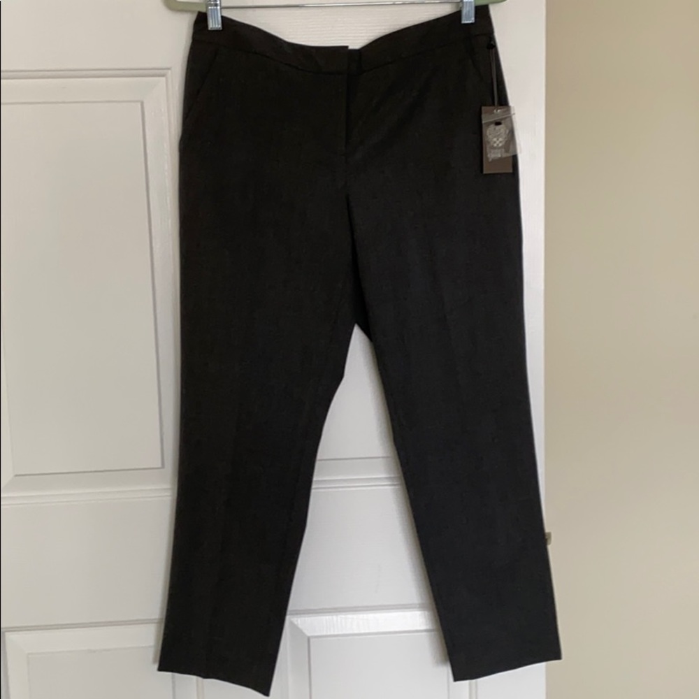 VINCE CAMUTO charcoal gray ankle pants, size 8